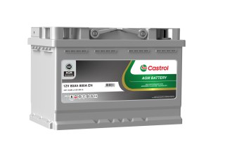 Castrol 12V 80Ah AGM Autobatterie 800A Start Stop wartungsfrei Starterbatterie