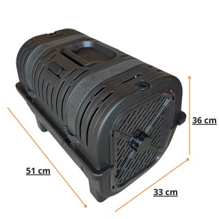 Mamapetz Lull Carrier Premium Haustier Transportbox Hund & Katze Sicher & Stilvoll