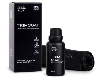 Nasiol TrimCoat 30 ml – Langzeit-Versiegelung für Kunststoff, Vinyl & Gummi | Auffrischung, Schutz & Seidenmattes Finish