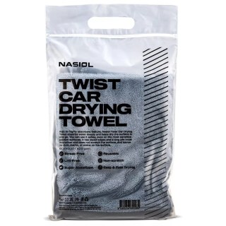Nasiol Premium Auto Trockentuch 50×60 cm – Ultra-Soft, zweiseitig & extra saugstark | 600 GSM für die schonende Fahrzeugtrocknung