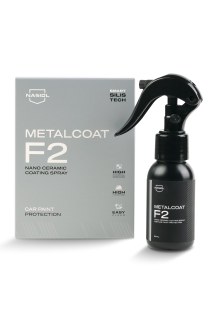 Nasiol MetalCoat F2 – Nano-Keramik-Beschichtungsspray (50 ml) | Schnellversiegelung für Lack, Metall & Kunststoff
