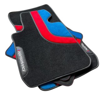 Autofußmatten Kompatible mit BMW 2er F22 F46 G42 Autoteppich Velours Automatten