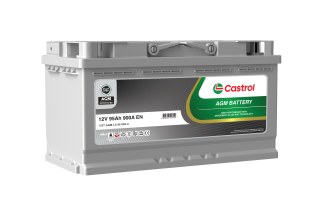 Castrol 12V 95Ah AGM Autobatterie 900A Start Stop wartungsfrei Starterbatterie