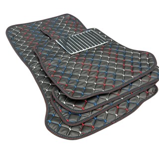 Fußmattensatz Automatten Leder/Velours für alle BMW 2er F22 F23 F45 F44 G22 G87