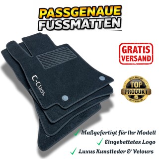 Auto Fußmatten für Mercedes C W202 W203 W204 W205 W206 S204 S205 C204 C205