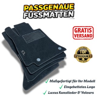 Auto Fußmatten für Mercedes CL-Klasse W215 W216 Automatten Velours