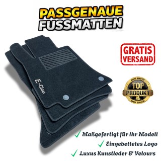 Auto Fußmatten für Mercedes E-Klasse C207,W210,W211,W212,W213,W214 Automatten Velours
