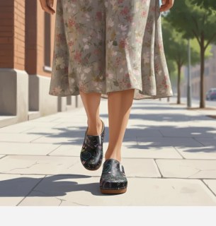 DOGİYE 3221 Anatomische Hausschuhe mit Neon Muster – Bequeme Pantoletten mit Ergonomischer Sek-Sohle, Bunte Komfort Clogs für Damen & Herren, Leichte Hausschuhe für Zuhause & Freizeit, Größen 36–41