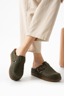 DOGİYE 3087 Anatomische Pantoletten Schwarz – Damen Hausschuhe mit Lochdesign, 5 cm Absatz, Rutschfeste EVA Sohle, Bequeme & Ergonomische Komfortpantoletten